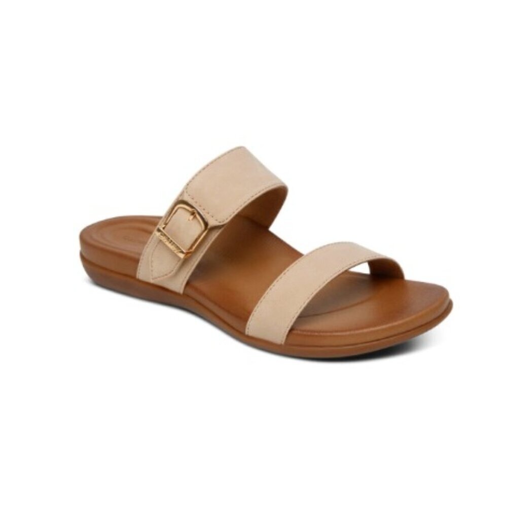 AETREX Women's Mimi Orthopedic Adjustable Slide